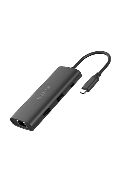 A4Tech - DST-80C 8Port Docking Station - ash-grey