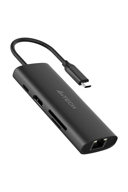 A4Tech - DST-80C 8Port Docking Station - ash-grey