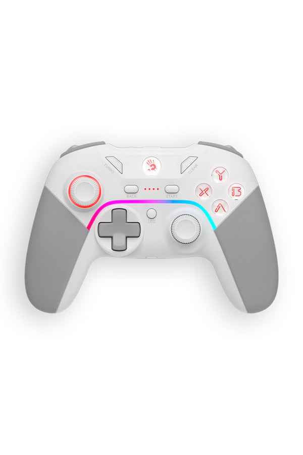 BLOODY - Bloody GPW70 Sports White Dual Mode Hall Trigger Wireless Gamepad - sports-white