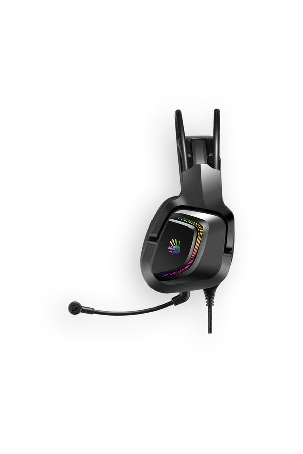 BLOODY - Bloody G575 Black Over-Ear Virtual 7.1 RGB USB Wired Gaming Headset - black