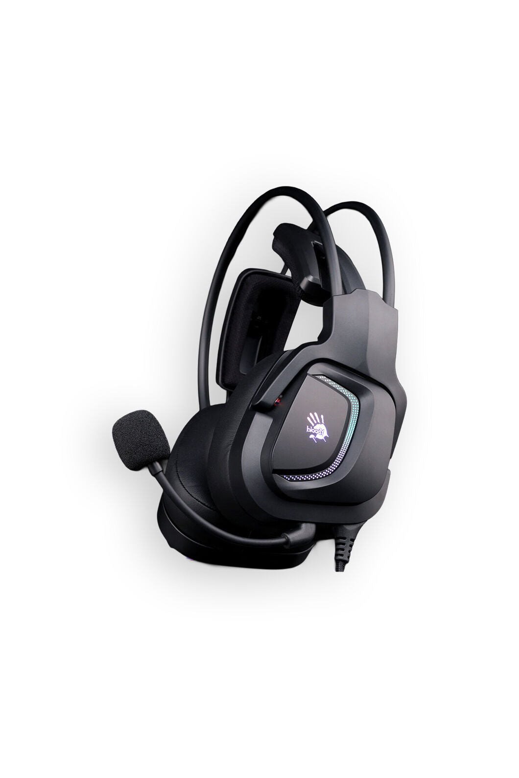 BLOODY - Bloody G575 Black Over-Ear Virtual 7.1 RGB USB Wired Gaming Headset - black
