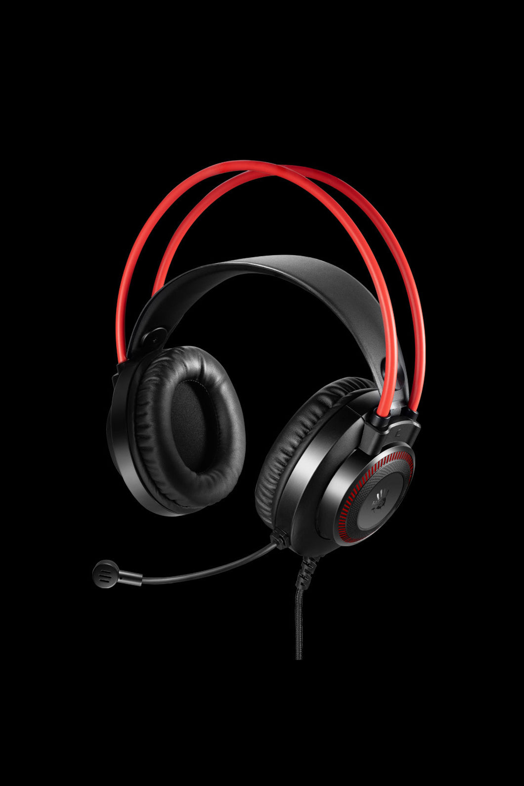 BLOODY - G200S Neon USB Headphone - black-red