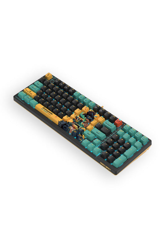 BLOODY - Bloody AT98 Renegade 98 Keys Optical Switch Adjustable Actuation Mechanical Keyboard - renegade