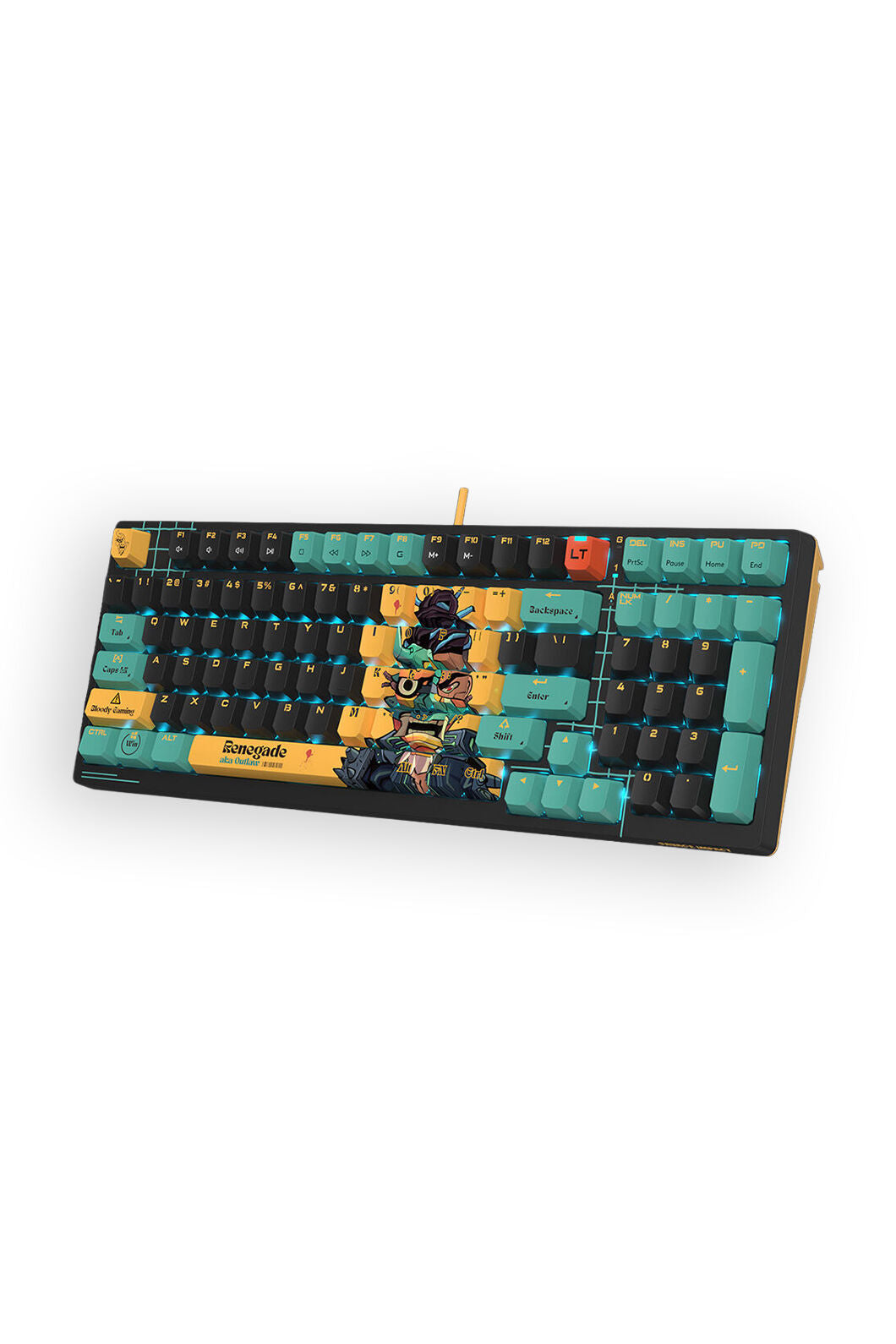 BLOODY - AT98 Optical Switch Mechanical Keyboard - renegade