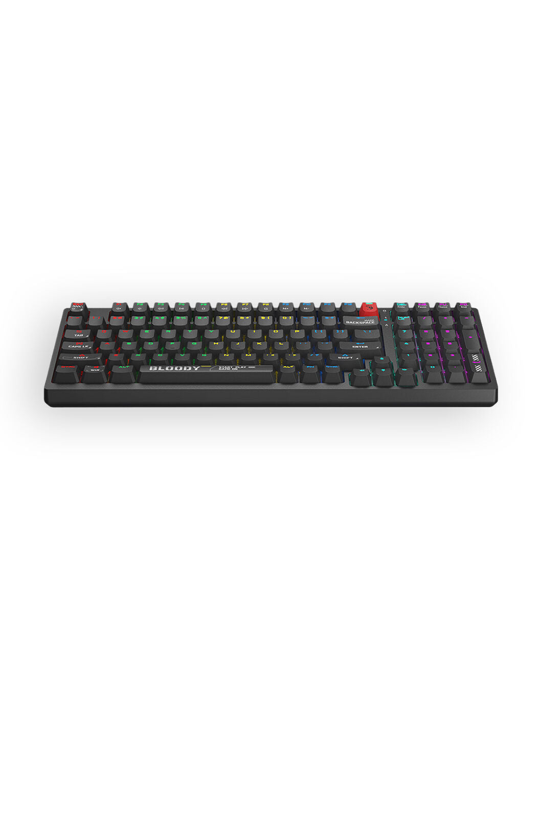 BLOODY - Bloody S98 BLMS Bloody Black 80% Hot-Swappable Quiet Typing Gaming Keyboard - bloody-black