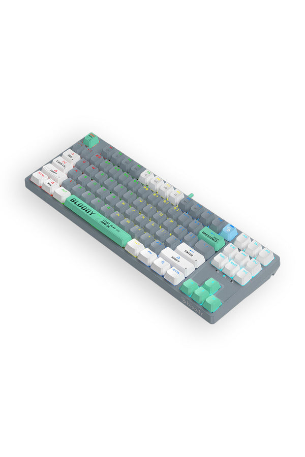 BLOODY - Bloody S87 Energy Ash TKL BLMS Mechanical Keyboard - energy-ash