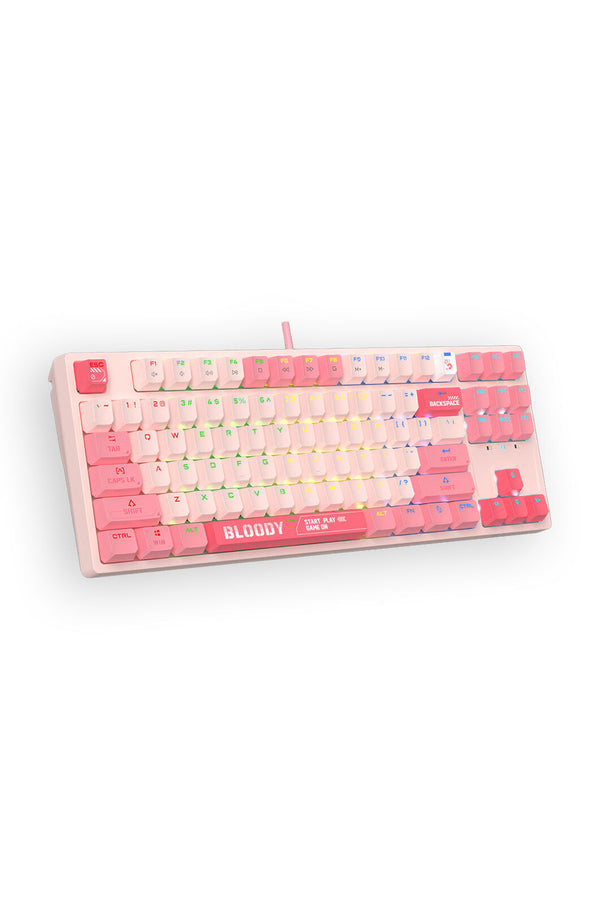BLOODY - S87 BLMS Mechanical Keyboard 75% - energy-pink