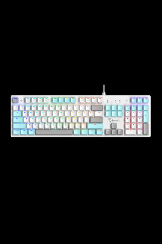 BLOODY - S520N BLMS Red Mechanical Keyboard - icy-white