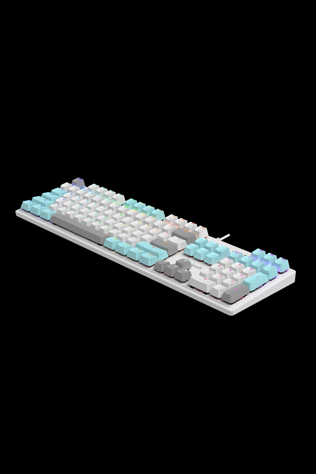 BLOODY - S520N BLMS Red Mechanical Keyboard - icy-white