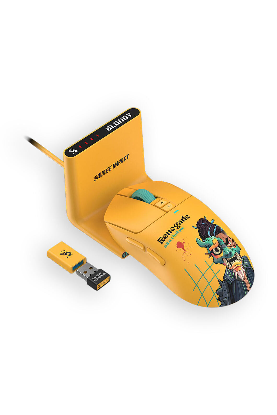 BLOODY - R72 Ultra Duo WaveLink W-Mouse - renegade