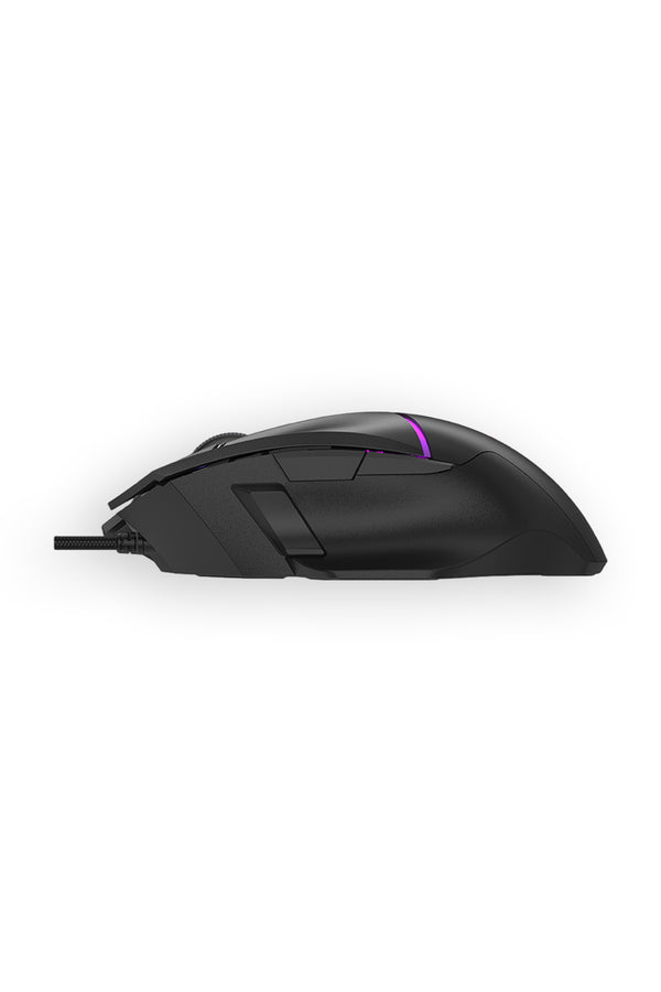 BLOODY - Bloody W95 Ultra Ex-Fire Black Full Size Extra Fire Button 5-Zone RGB Gaming Mouse - black