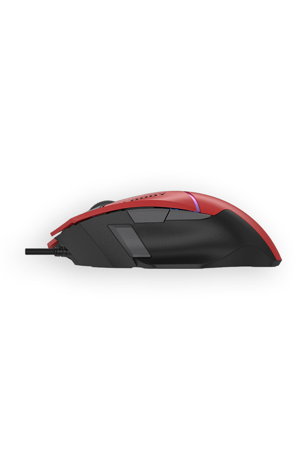 BLOODY - Bloody W95 Ultra Ex-Fire Sports Red Full Size Extra Fire Button 5-Zone RGB Gaming Mouse - sports-red