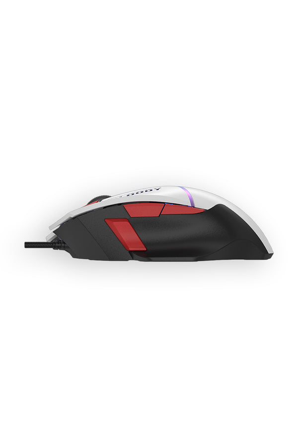 BLOODY - Bloody W95 Ultra Ex-Fire Sports Navy Full Size Extra Fire Button 5-Zone RGB Gaming Mouse - sports-navy