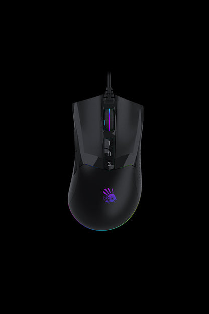 BLOODY - W90 Max RGB 10,000 CPI Mouse - stone-black