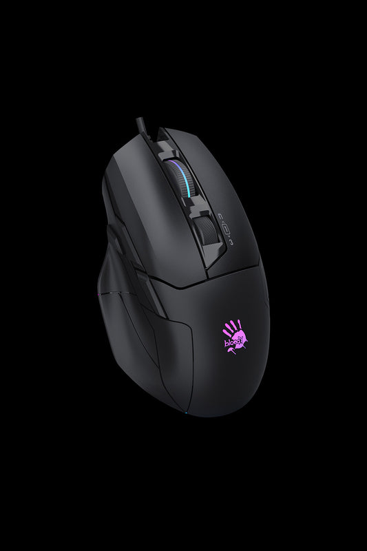 BLOODY - W70 Max-AC RGB 10,000 CPI Mouse - stone-black