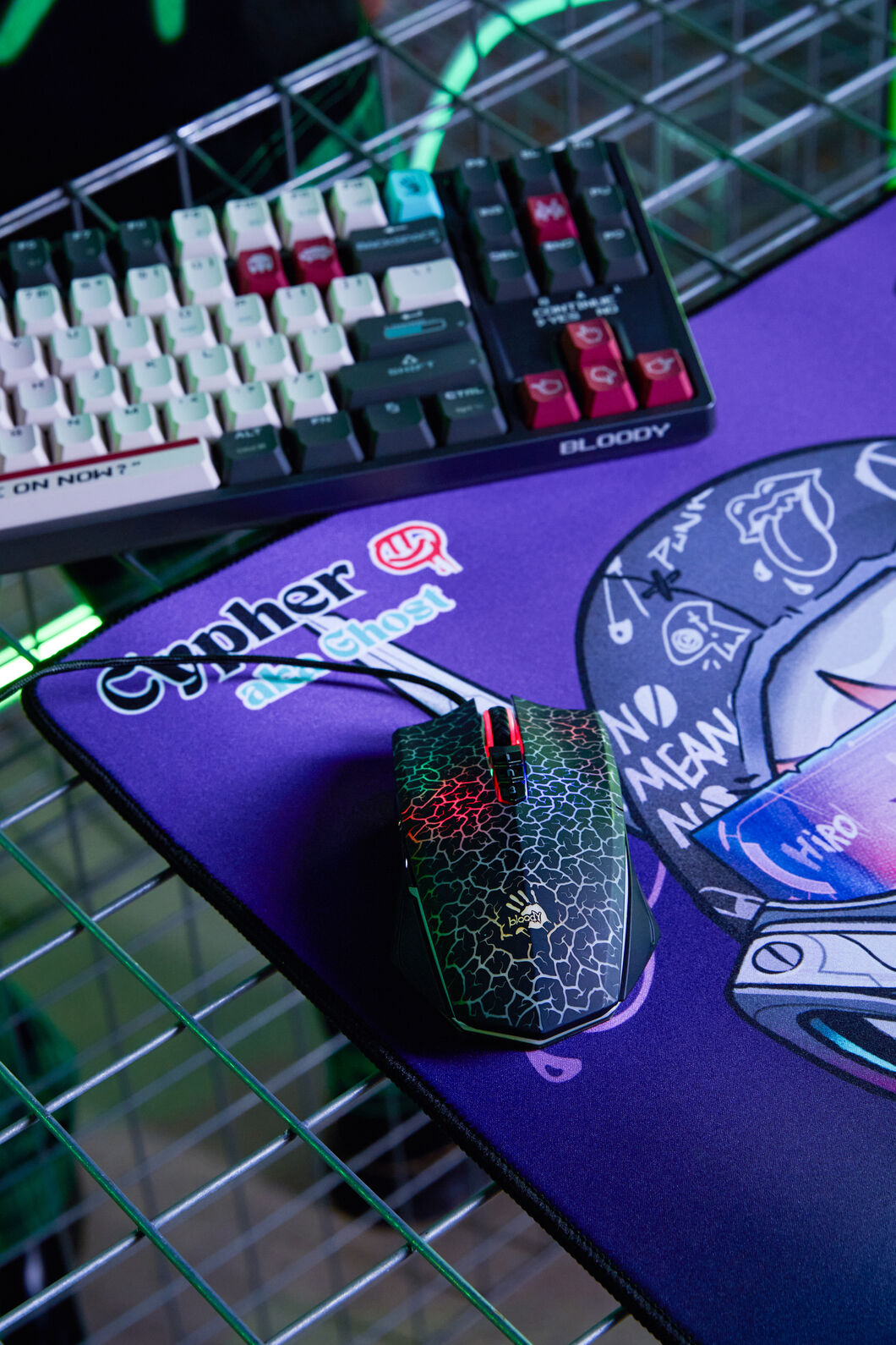 BLOODY - L65 Max-AC Lightweight 12K-CPI Mouse - honeycomb