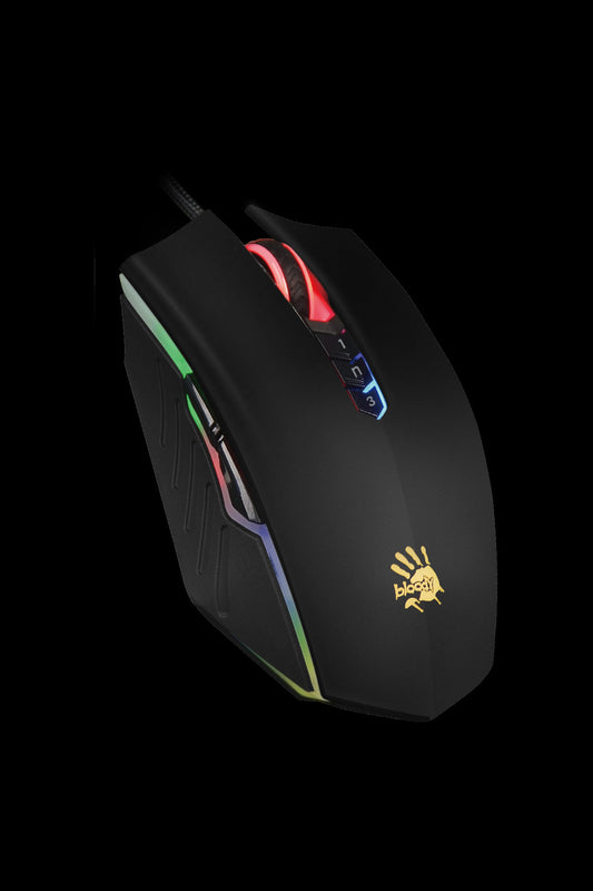BLOODY - A70 LS Act Wired 6200 CPI Mouse - matte-black