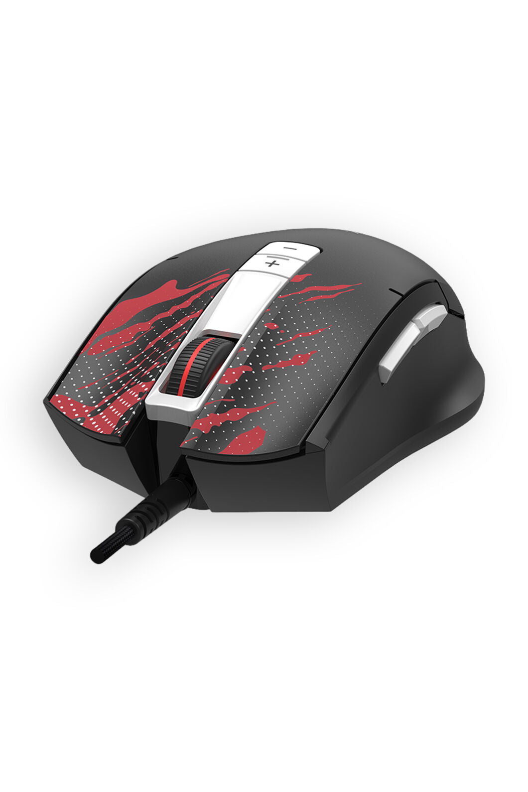 BLOODY - Bloody ES8 Lightweight Esports Fire Black Symmetric 7-Button Esports Gaming Mouse - fire-black