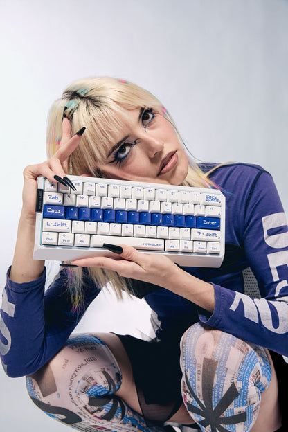 MORK BLADE - MK60W-WHITE JADE POM KB - white