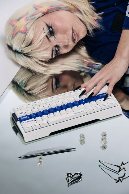 MORK BLADE - MK60W-WHITE JADE POM KB - white
