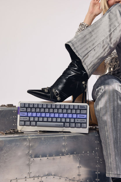 MORK BLADE - MK60S-Silver Jade POM KB - silver