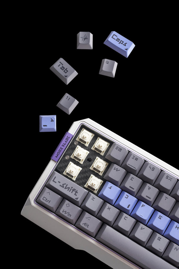 MORK BLADE - MK60S-Silver Jade POM KB - silver