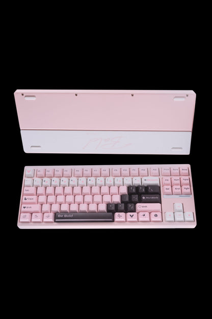 MORK BLADE - BOLD87P-Pink Jade GAMING KB - pink