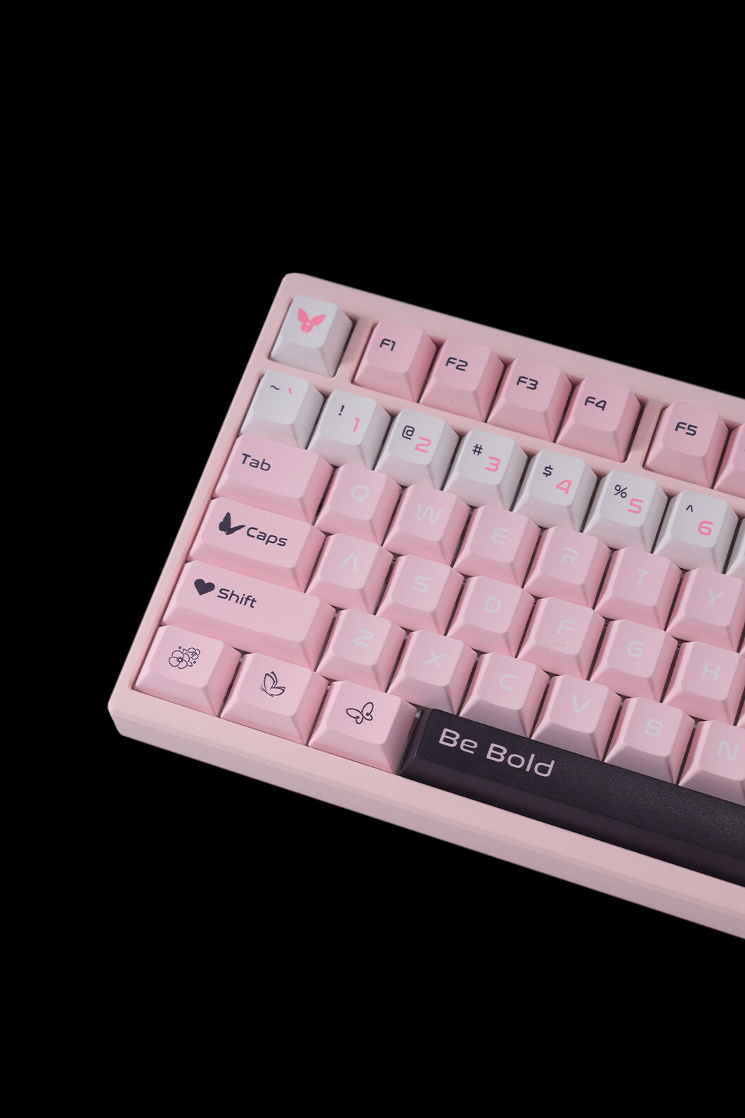 MORK BLADE - BOLD87P-Pink Jade GAMING KB - pink