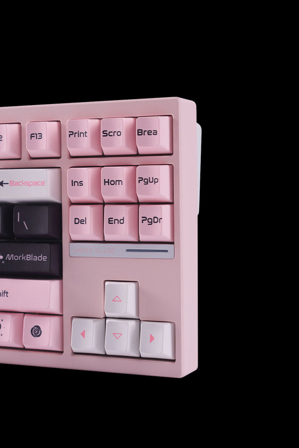 MORK BLADE - BOLD87P-Pink Jade GAMING KB - pink