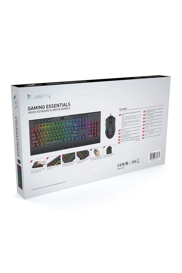 REDRAGON - S151 Essential Gaming Combo - black