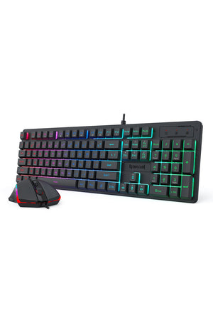 REDRAGON - S107-RGB-BA Membrane KB Combo - black