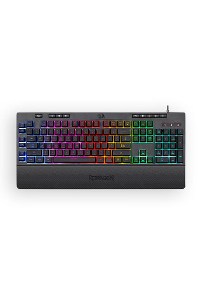 REDRAGON - K512RGB Shiva Wired 108 Key Keyboard - black