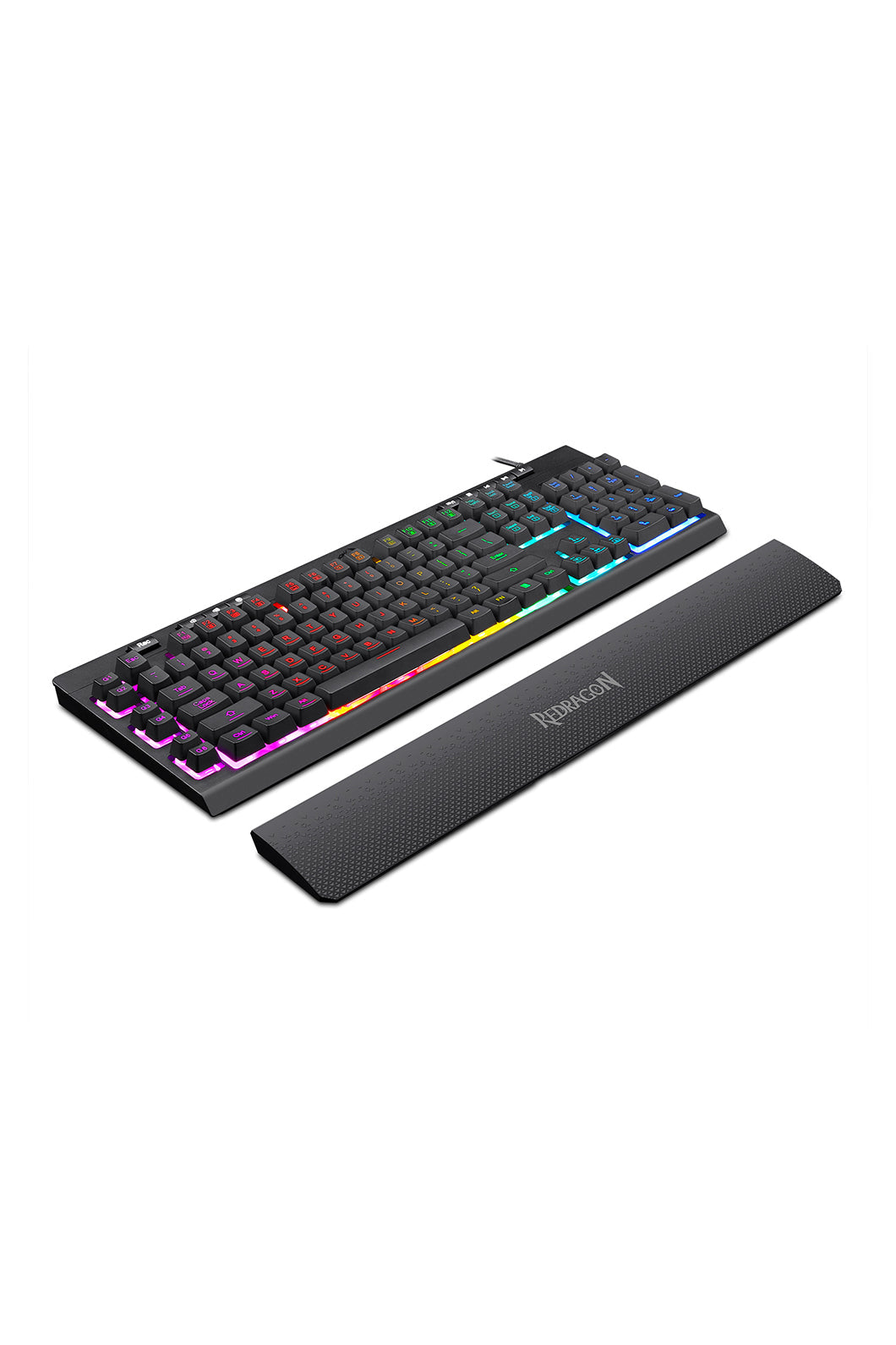REDRAGON - K512RGB Shiva Wired 108 Key Keyboard - black