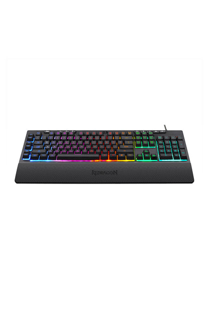 REDRAGON - K512RGB Shiva Wired 108 Key Keyboard - black