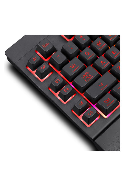 REDRAGON - K512RGB Shiva Wired 108 Key Keyboard - black