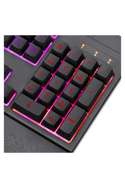 REDRAGON - K512RGB Shiva Wired 108 Key Keyboard - black