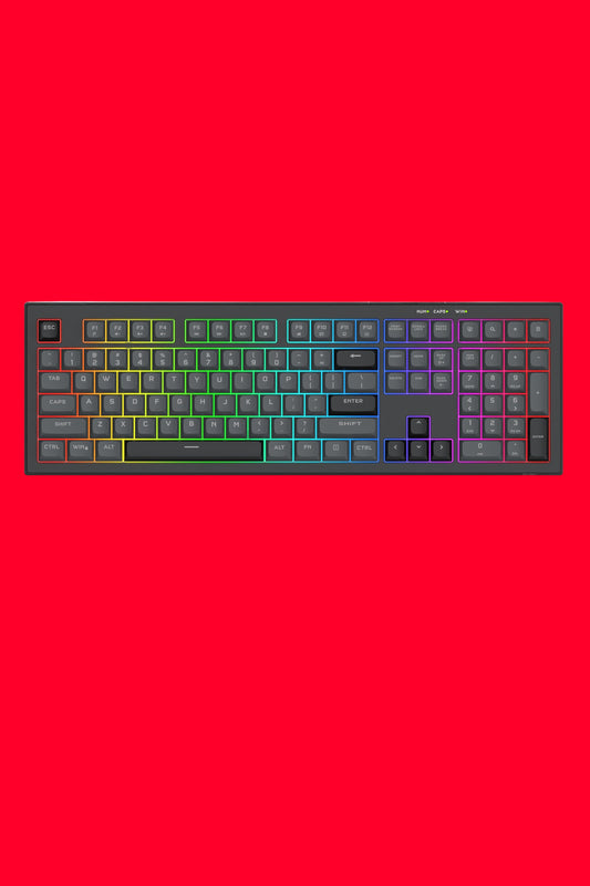 REDRAGON - K518GB-RGB Crux 108K KB - grey