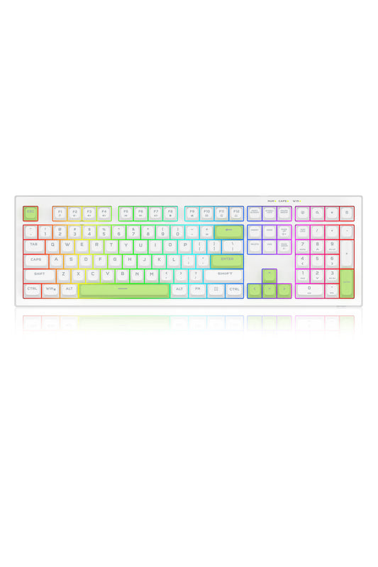 REDRAGON - K518W-RGB Crux 108K KB - white