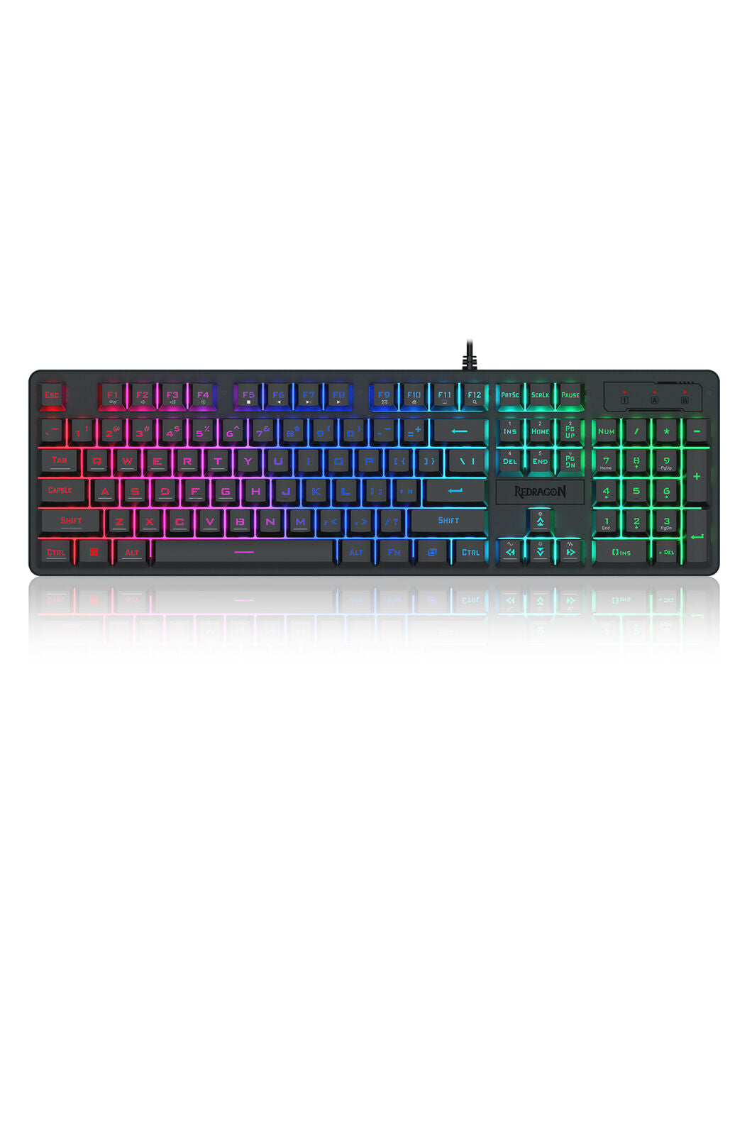 REDRAGON - K521-RGB Netherbane 104Key KB - black