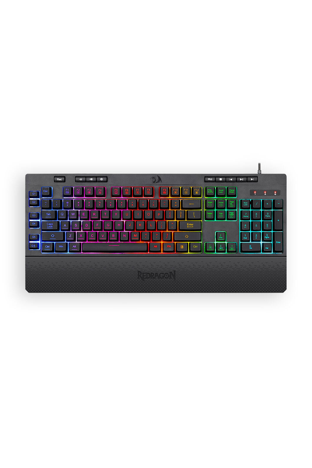 REDRAGON - K521-RGB Netherbane 104Key KB - black