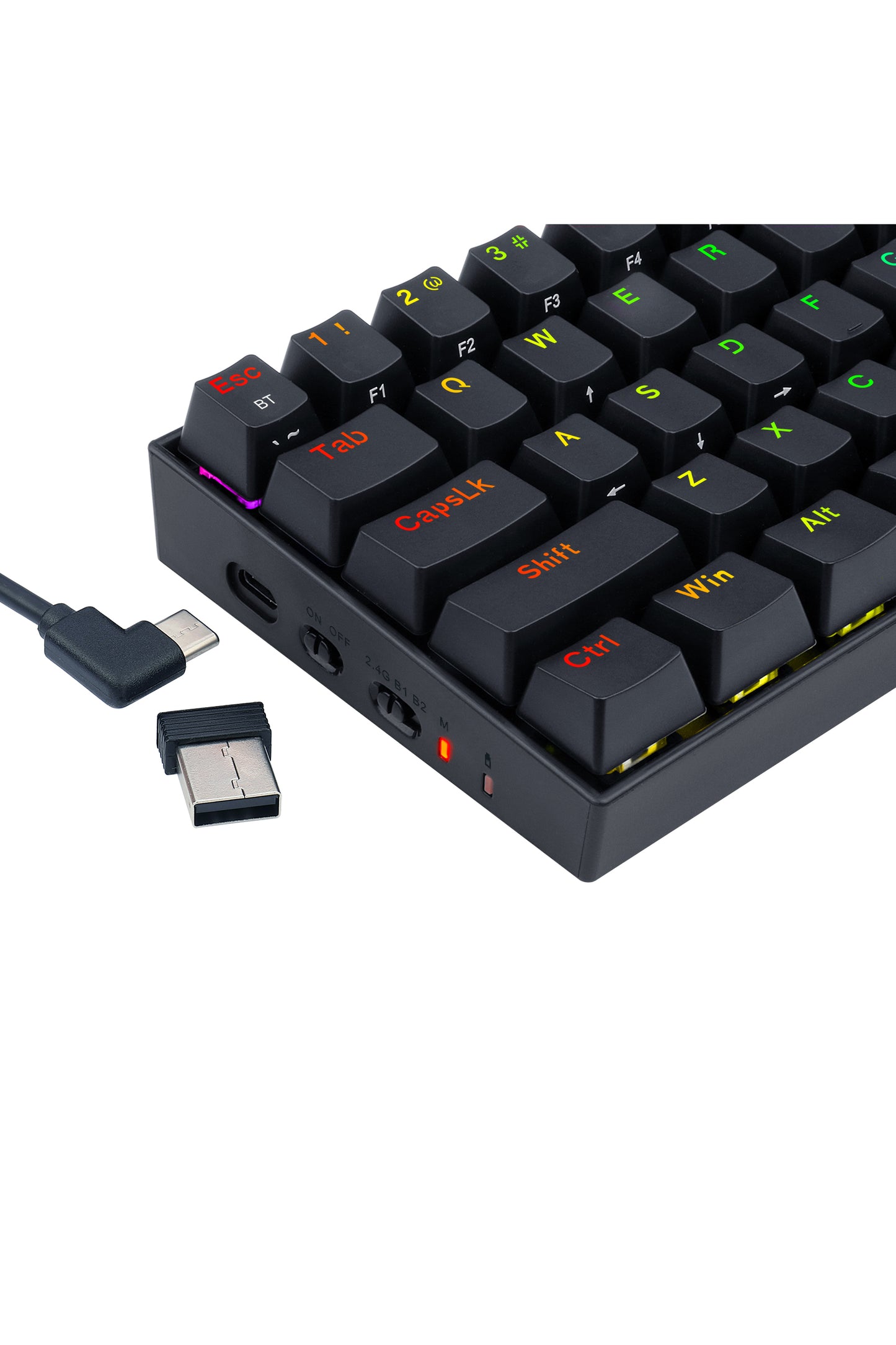 REDRAGON - K530RGB-PRO Draconic Elite KB - black