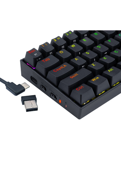 REDRAGON - K530RGB-PRO Draconic Elite KB - black