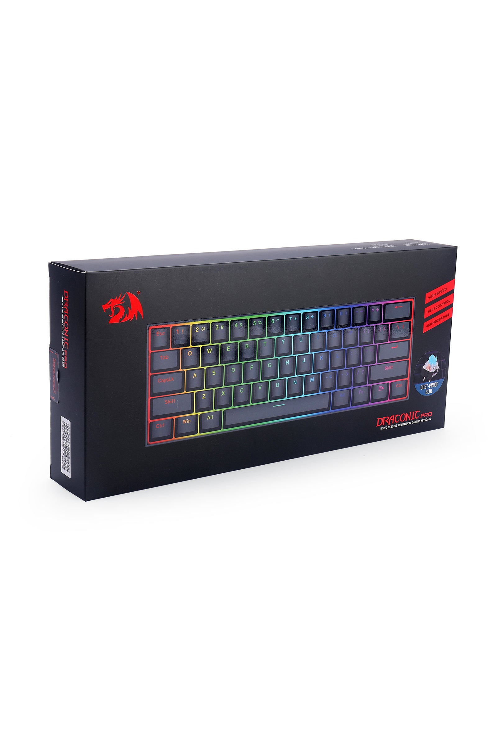 REDRAGON - K530RGB-PRO Draconic Elite KB - black