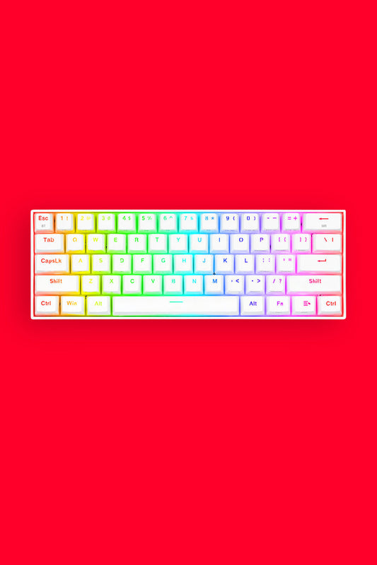 REDRAGON - K530WRGB-PRO Draconic Elite KB - white
