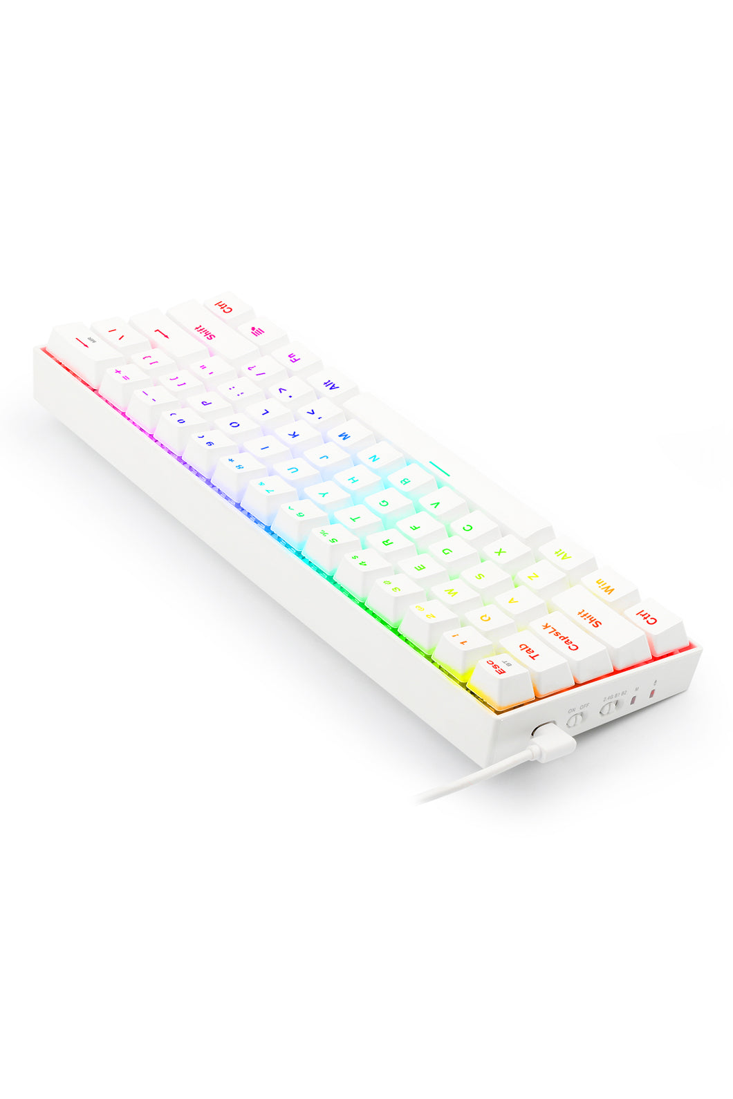 REDRAGON - K530WRGB-PRO Draconic Elite KB - white