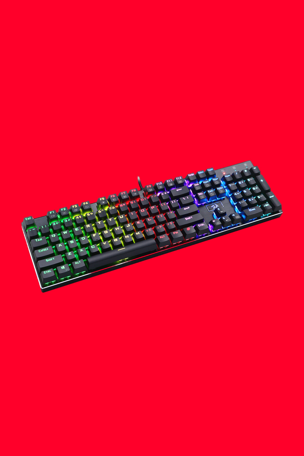 REDRAGON - K556RGB Devarajas Metal KB - black