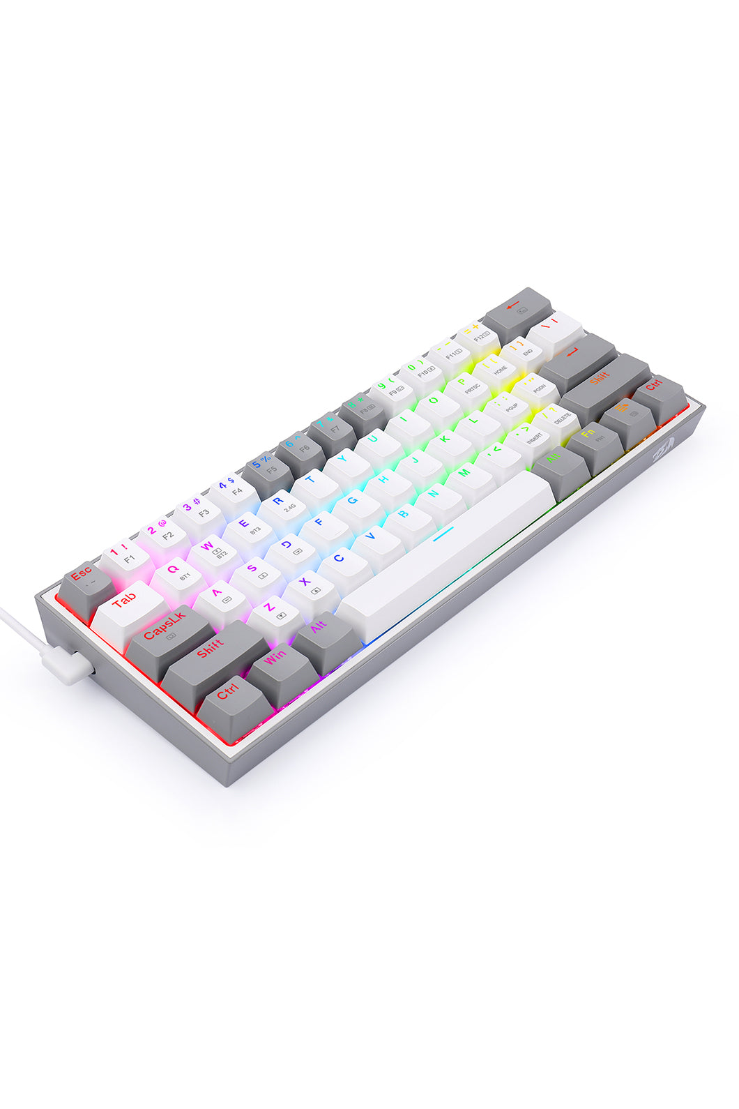 REDRAGON - K616-RGB Fizz Pro 65% KB - white-grey