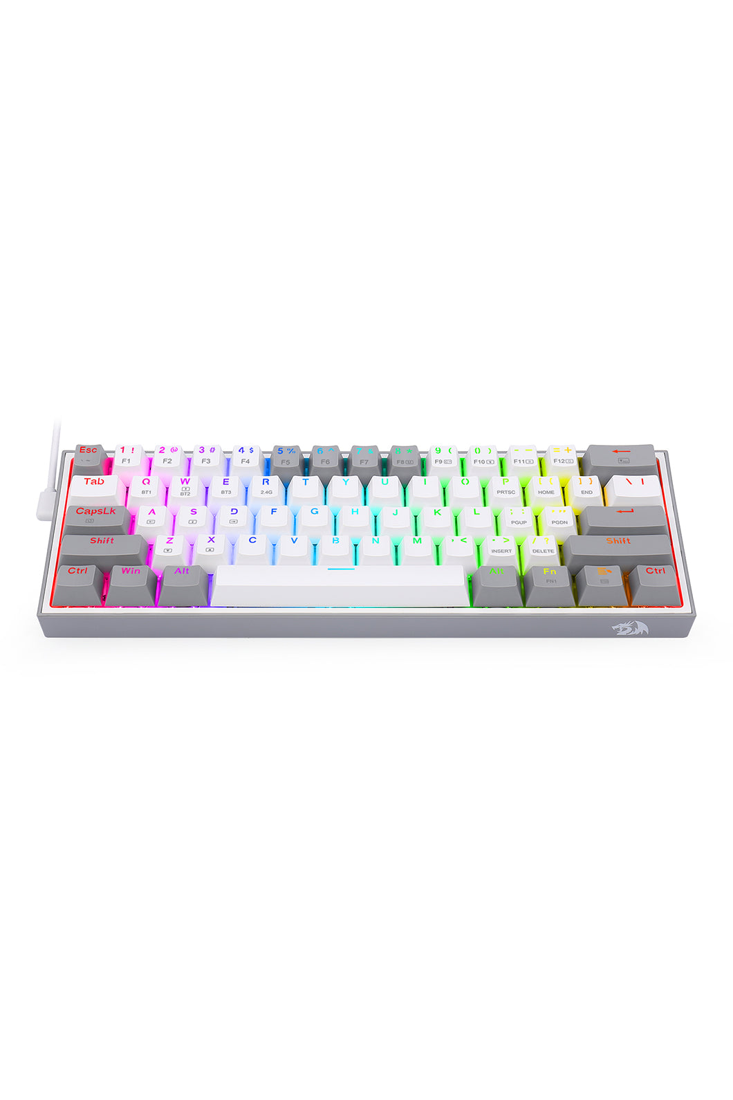REDRAGON - K616-RGB Fizz Pro 65% KB - white-grey