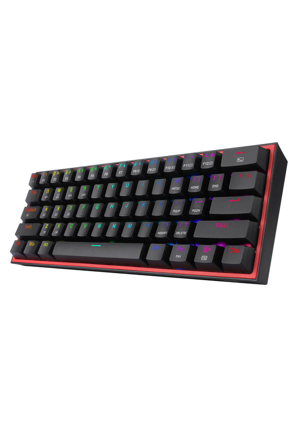 REDRAGON - Redragon K616-RGB Fizz Pro Black 65% Wireless Mechanical Keyboard - black