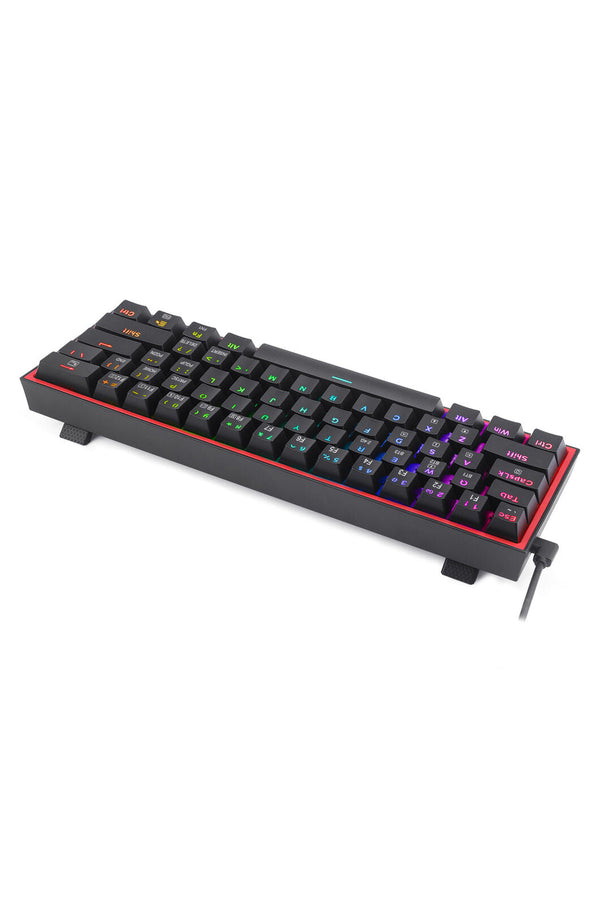 REDRAGON - Redragon K616-RGB Fizz Pro Black 65% Wireless Mechanical Keyboard - black